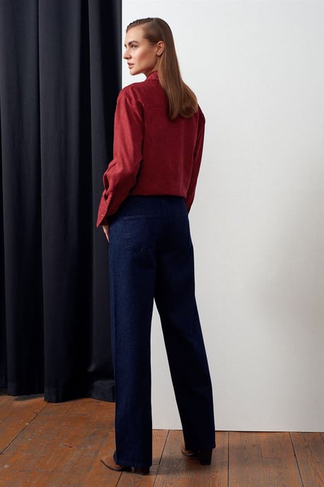 Damen Mid-Waist Straight-Leg Jeans - Image 3