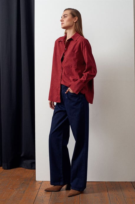 Damen Mid-Waist Straight-Leg Jeans - Image 4
