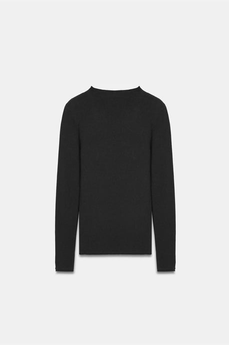 Damen Slim-Fit Ripp-Halbkragenpullover - Image 5
