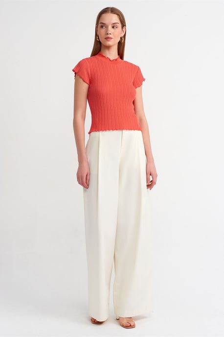 Slim-Fit-Rippstrick-Halspullover - Image 3