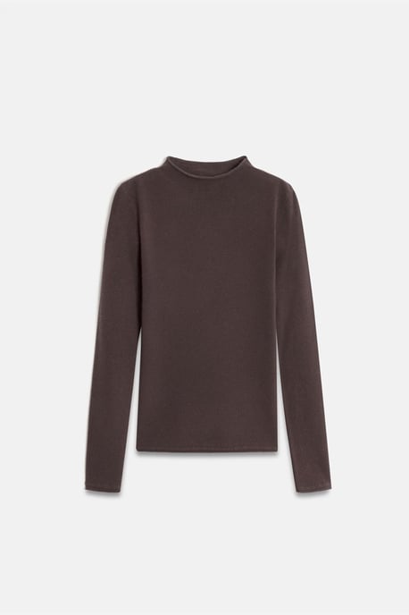 Damen Slim-Fit Rippen-Halbkragenpullover - Image 6