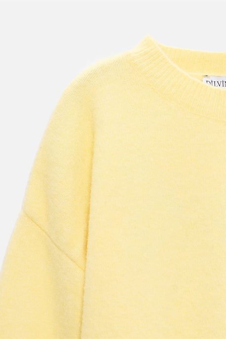 Damen Pullover mit Rundhalsausschnitt aus Rippstrick - Image 3