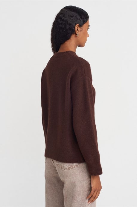 Damen Pullover mit geripptem Rundhalsausschnitt - Image 2