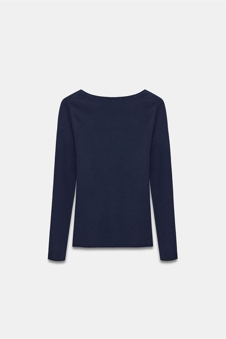 Damen Rippstrick Bootcut Pullover im Slim-Fit - Image 6