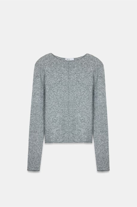 Damen Boot-Ausschnitt Rippstrickpullover - Image 5