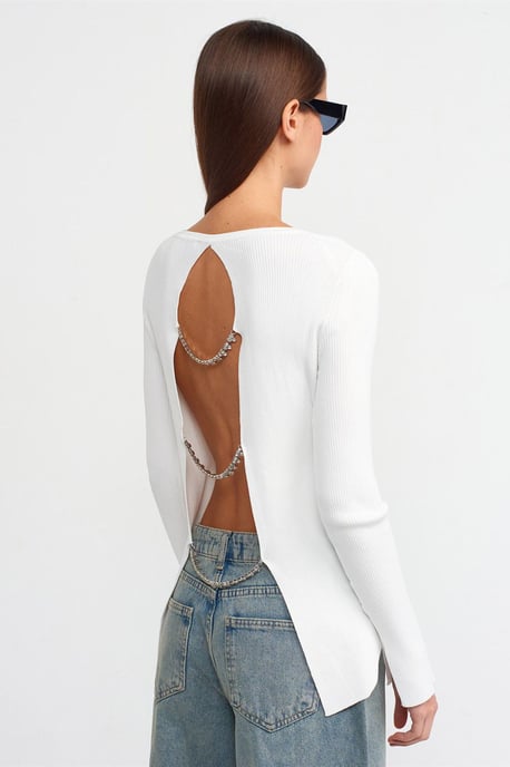 Slim Fit Geripptes Boot-Neck Sweatshirt - Image 2