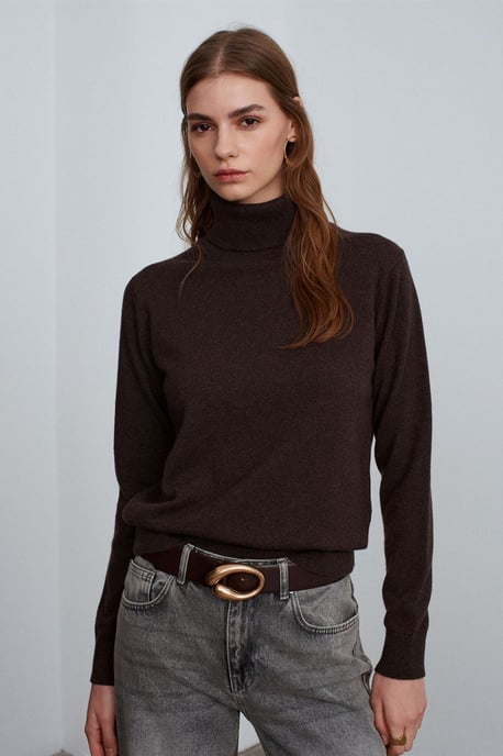 Damen Kaschmir Rollkragenpullover - Image 3