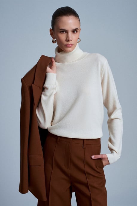 Damen-Kaschmir-Rollkragenpullover - Image 4