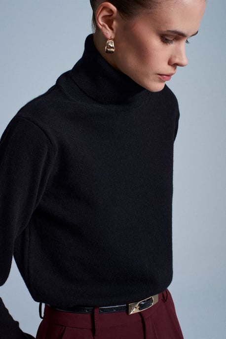 Damen Cashmere Rollkragenpullover - Image 3