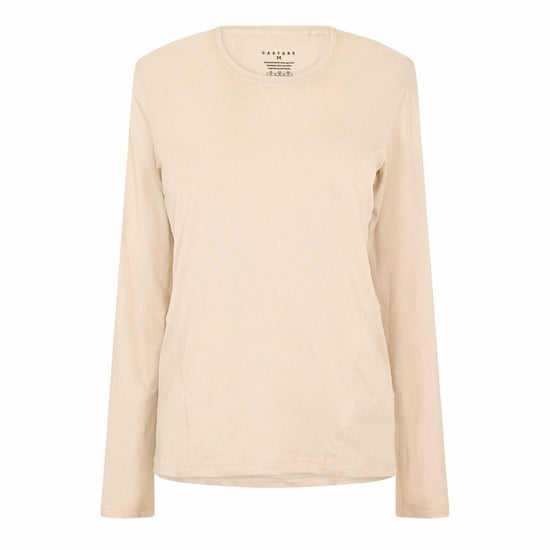 Castore - "Movement" T-Shirt für Damen, Langärmlig (Beige) - Image 1