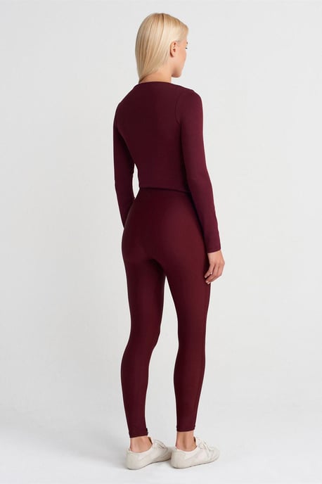 Hochtaillierte Skinny-Leggings mit Reißverschlussdetail - Image 2