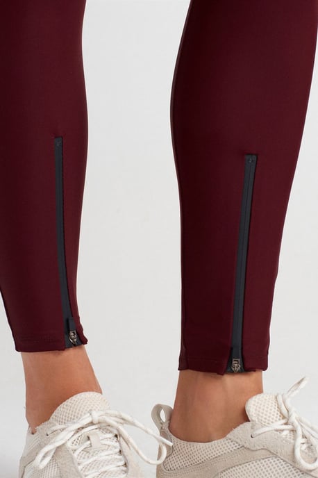 Hochtaillierte Skinny-Leggings mit Reißverschlussdetail - Image 3