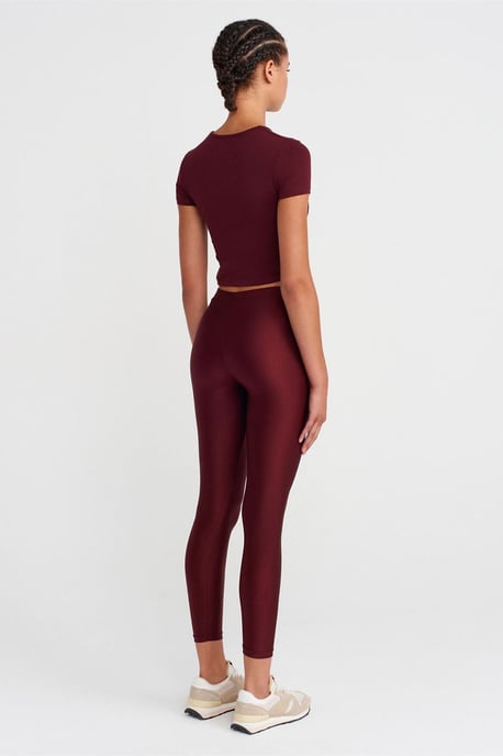 Hochtaillierte Slim Fit Leggings - Image 2