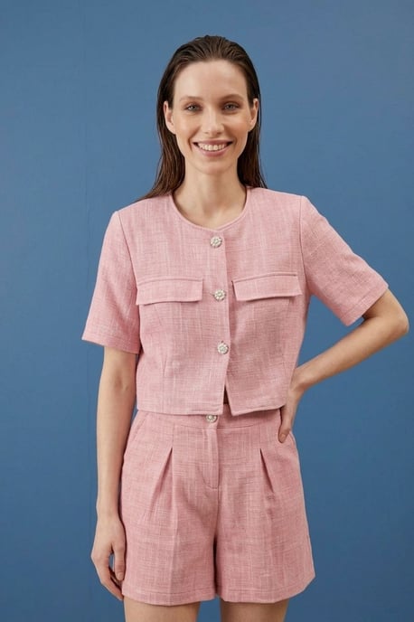 Baumwoll-Popeline Hemd- und Shorts-Set - Image 5