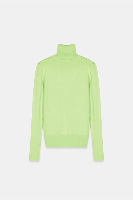 Damen Rollkragenstrickpullover mit Knöpfen - Image 2