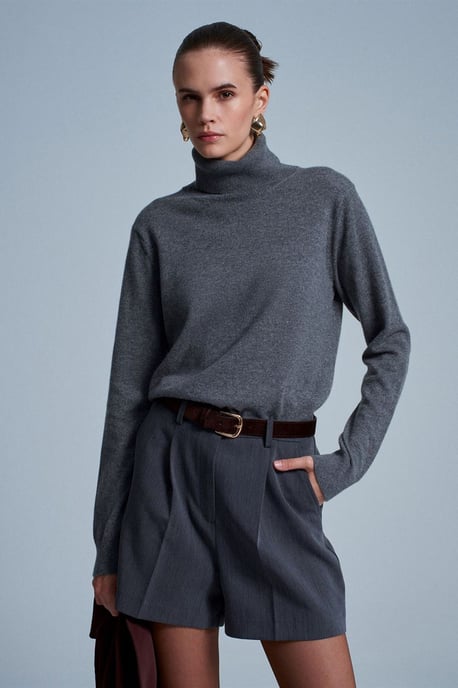 Damen Cashmere Rollkragenpullover - Image 4