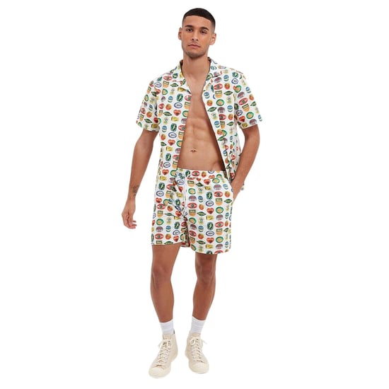 Nicce - Shorts für Herren (Weiß/Grün/Schwarz) - Image 4