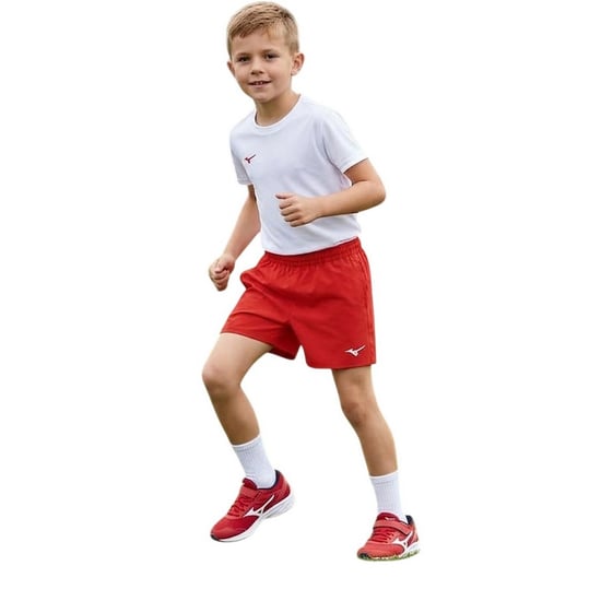 Mizuno - "Authentic" Shorts für Kinder (Rot) - Image 2