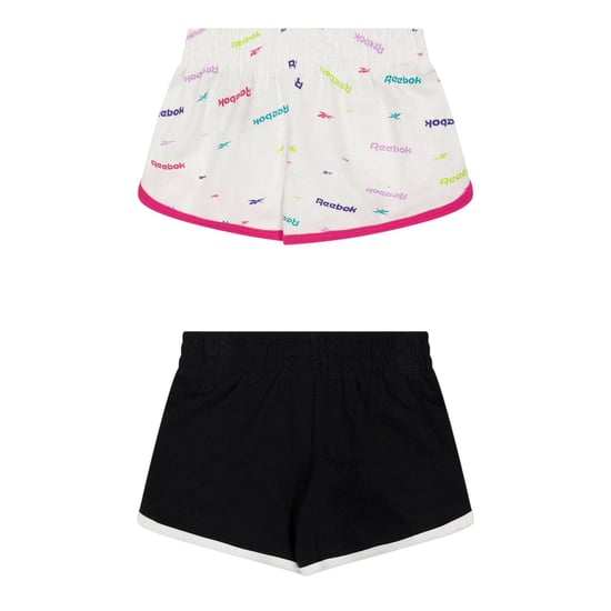 Reebok - Shorts für Mädchen (2er-Pack) (Weiß/Schwarz) - Image 2