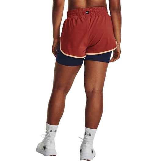 Under Armour - "Project Rock" Shorts für Damen (Rot) - Image 3