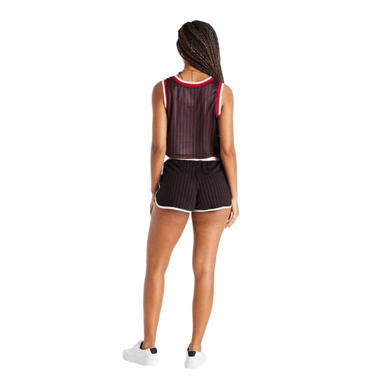 SikSilk - Basketball-Shorts für Damen (Schwarz/Rot) - Image 5