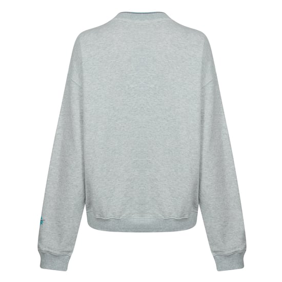 Reebok - Kurzes Sweatshirt für Damen (Hellgrau meliert) - Image 2