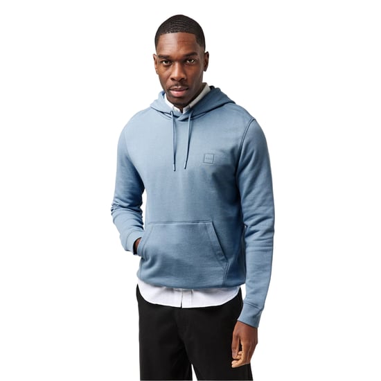 Boss - "Wetalk" Hoodie zum Überziehen für Herren (Hellblau) - Image 1