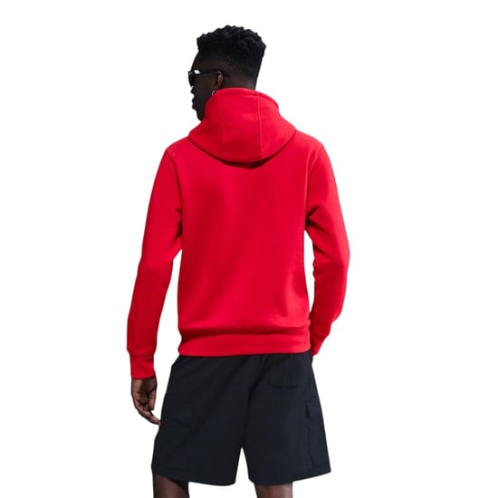 Nike - "Club" Hoodie zum Überziehen für Herren, Fleece (Uni Rot) - Image 3
