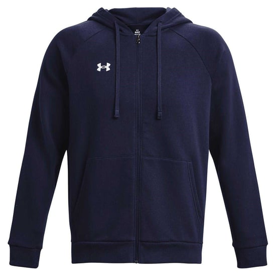 Under Armour - "Rival" Hoodie mit durchgehendem Reißverschluss für Herren, Fleece (Mitternachtsblau) - Image 2
