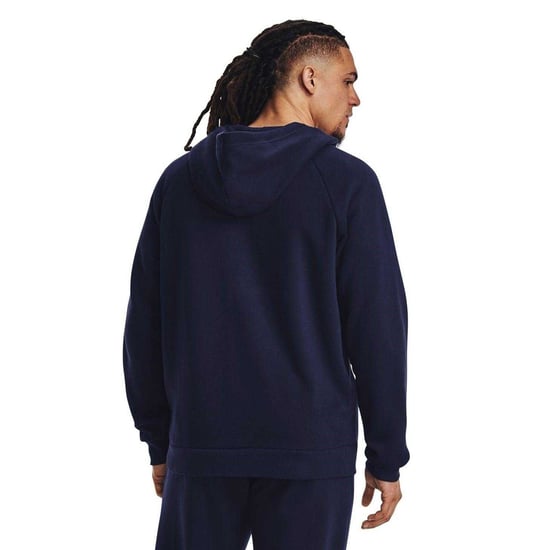 Under Armour - "Rival" Hoodie mit durchgehendem Reißverschluss für Herren, Fleece (Mitternachtsblau) - Image 3