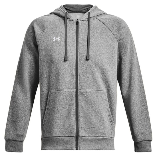 Under Armour - "Rival" Hoodie mit durchgehendem Reißverschluss für Herren, Fleece (Kohlen-Schwarz) - Image 2