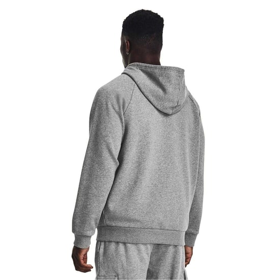 Under Armour - "Rival" Hoodie mit durchgehendem Reißverschluss für Herren, Fleece (Kohlen-Schwarz) - Image 3