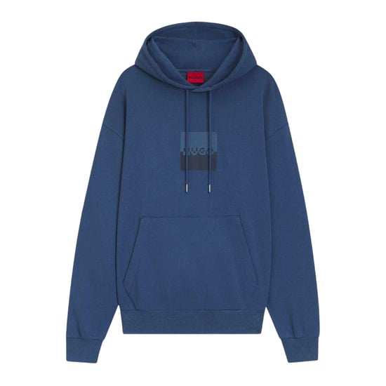 Hugo - Kapuzenpullover für Herren, Regulär, Drop-Ärmel (Mittelblau) - Image 2