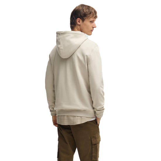 Boss - "Wetalk" Hoodie zum Überziehen für Herren (Hellbeige) - Image 3