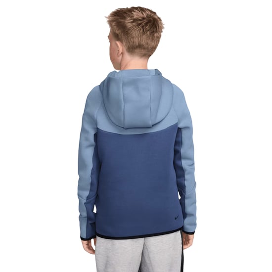 Nike - Hoodie mit durchgehendem Reißverschluss für Kinder, Fleece (Blau) - Image 2