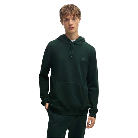 Boss - "Wetalk" Hoodie zum Überziehen für Herren (Grün) - Image 1