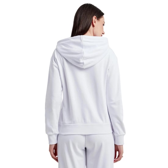 Armani Exchange - Hoodie mit durchgehendem Reißverschluss für Damen (Weiß) - Image 3