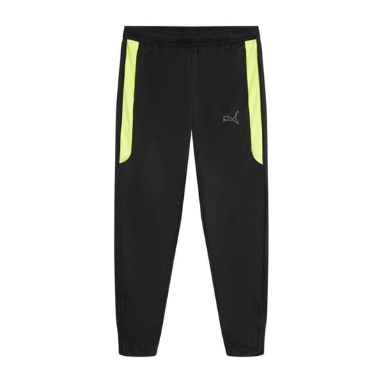 Puma - "Finesse" Trainingshose für Kinder (Schwarz/Gelb) - Image 1