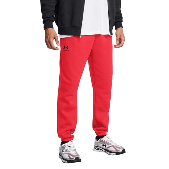Under Armour - "Essential" Jogginghosen für Herren (Rot) - Image 3