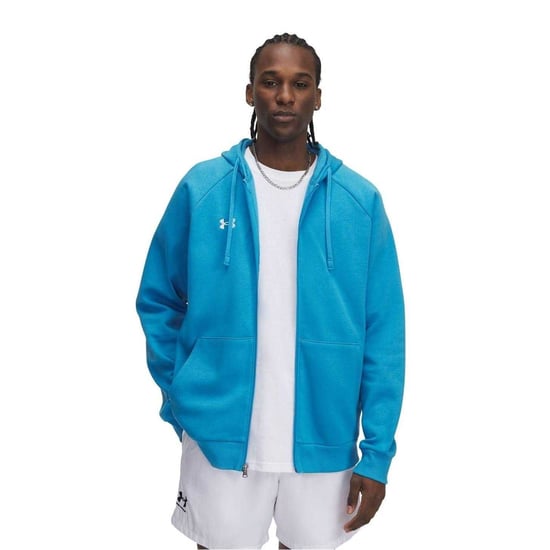 Under Armour - "Rival" Hoodie mit durchgehendem Reißverschluss für Herren, Fleece (Blau) - Image 1
