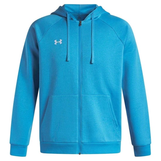 Under Armour - "Rival" Hoodie mit durchgehendem Reißverschluss für Herren, Fleece (Blau) - Image 2