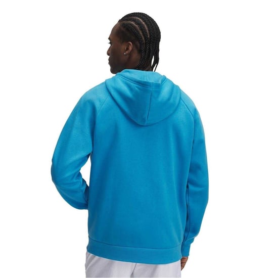 Under Armour - "Rival" Hoodie mit durchgehendem Reißverschluss für Herren, Fleece (Blau) - Image 4