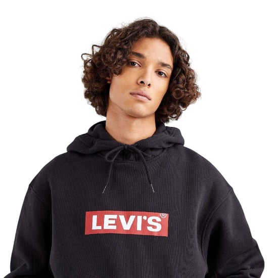 Levis - Kapuzenpullover für Herren, leger (Schwarz) - Image 4