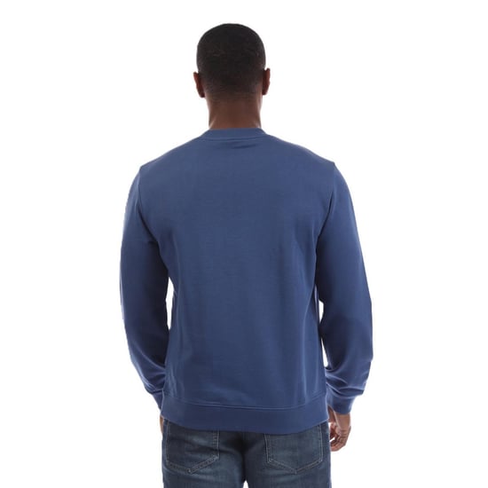 Hugo - Sweatshirt für Herren, Gerippter Kragen, Regulär (Mittelblau) - Image 2