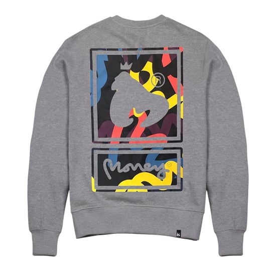 Money - "Vice" Sweatshirt für Herren/Damen Unisex (Grau meliert) - Image 2