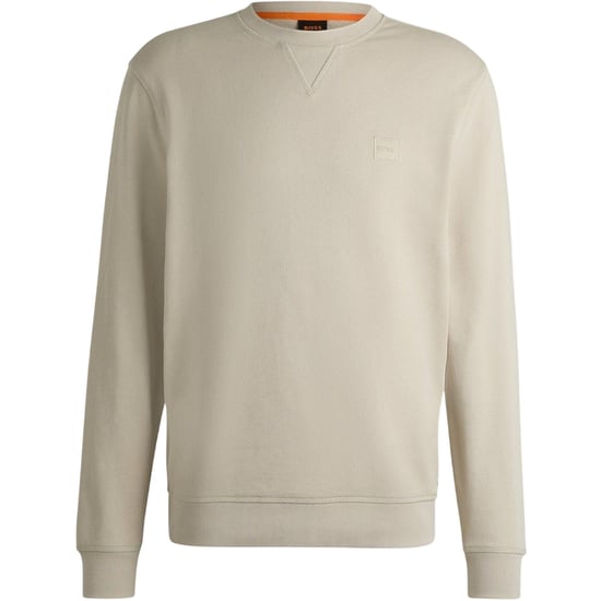 Boss - "Westart" Sweatshirt für Herren, Rundhalsausschnitt, Premium-Baumwolle (Hellbeige) - Image 1