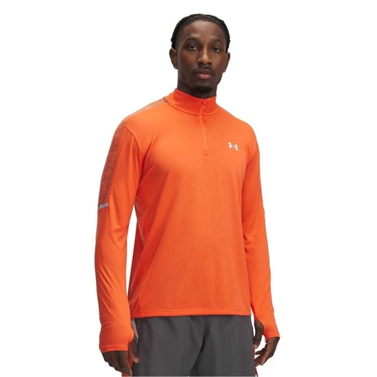 Under Armour - Sweatshirt für Herren, Technisch, Laufen, Langärmlig (Orange) - Image 1