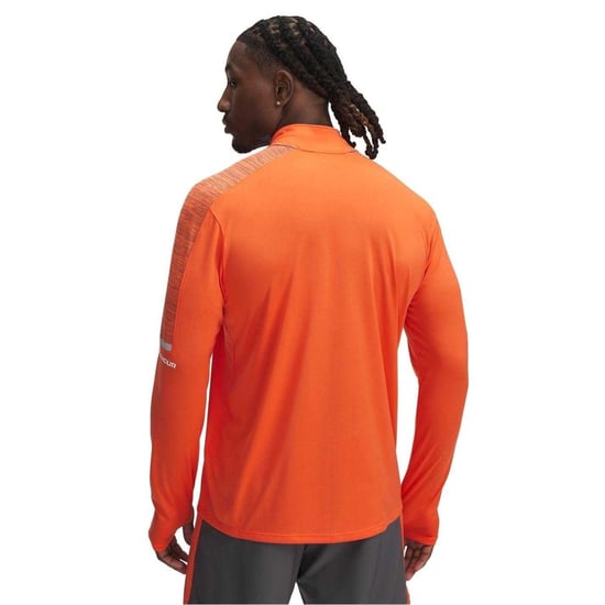 Under Armour - Sweatshirt für Herren, Technisch, Laufen, Langärmlig (Orange) - Image 2
