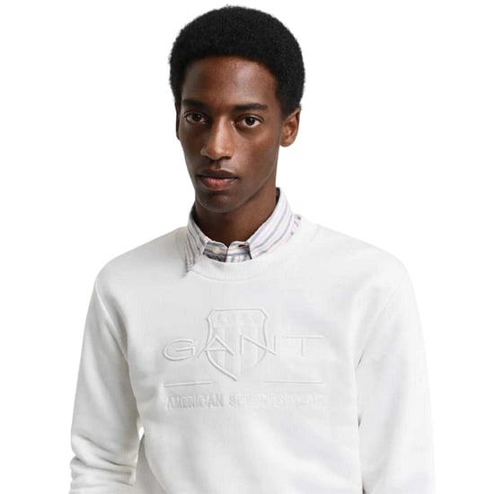 Gant - Sweatshirt für Herren, Regulär (Cremefarbe) - Image 3