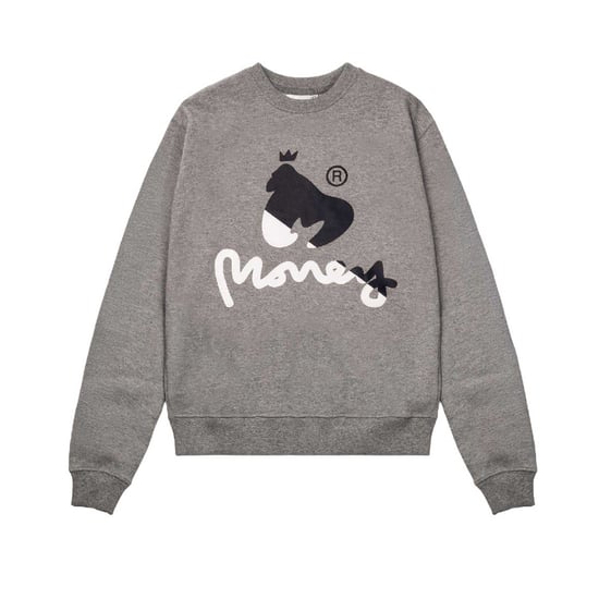 Money - Sweatshirt für Kinder, Rundhalsausschnitt, Chenille (Grau) - Image 1